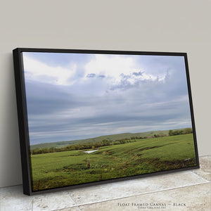 Flint Hills Wall Art Canvas Print | Fresh Kansas Tallgrass Prairie Landscape