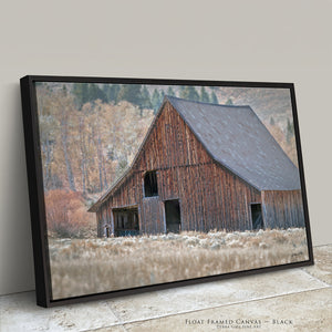 Rustic Idaho Barn Wall Art | Vintage Farmhouse Decor Photography Print