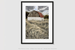 Rustic barn wall art – Kansas prairie fine art photography by Debra Gail Fine Art