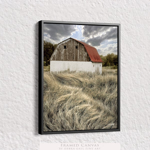 Rustic barn wall art – Kansas prairie fine art photography by Debra Gail Fine Art