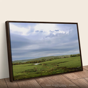 Flint Hills Wall Art Canvas Print | Fresh Kansas Tallgrass Prairie Landscape