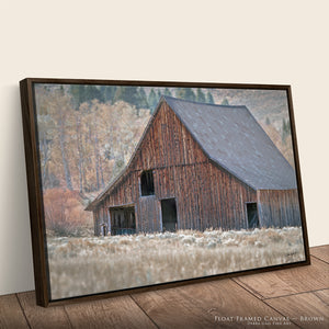 Rustic Idaho Barn Wall Art | Vintage Farmhouse Decor Photography Print