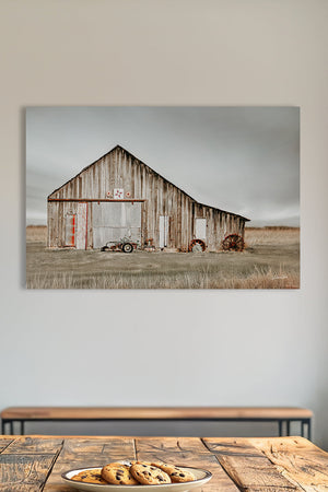 Inspirational wall art – prayerful barn sunrise fine art photography by Debra Gail Fine Art
