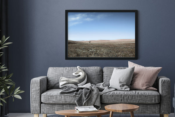 TREE ON THE TALLGRASS PRAIRIE ART PRINT OR CANVAS