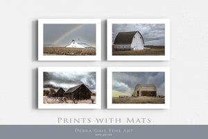 Farmhouse gallery wall art canvas set of 4 country barns