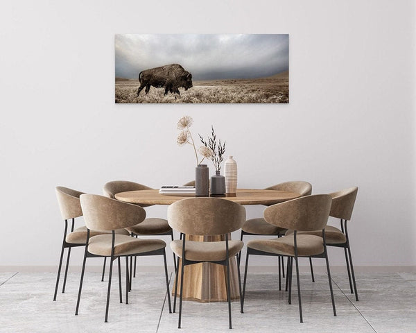 Debra Gail Fine Art AMERICAN BUFFALO WIDE PANORAMIC PRINT 2:1