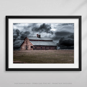 Old barn wall art – rustic prairie photography print by Debra Gail Fine Art