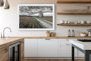 Barn silo farmhouse wall art – rustic Kansas rural photography by Debra Gail Fine Art