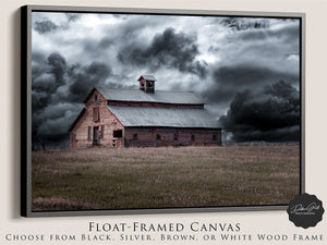 Old barn wall art – rustic prairie photography print by Debra Gail Fine Art
