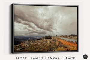 Oklahoma Stormy Landscape canvas print wall art Mt Scott