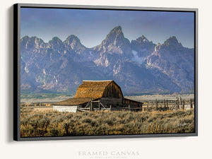 Old barn wall art canvas print – farmhouse decor by Debra Gail Fine Art