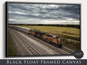 Vintage train wall art – rustic railroad fine art print by Debra Gail Fine Art