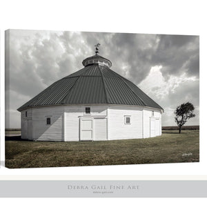Old barn wall art canvas print – farmhouse decor by Debra Gail Fine Art