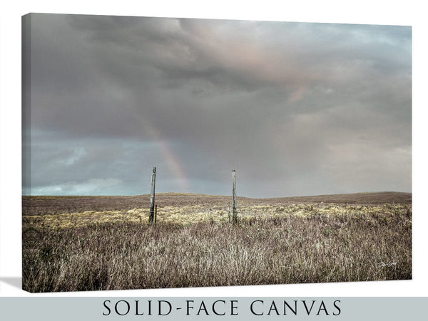 Debra Gail Fine Art Canvas Wrap / 10x8 PASTURE IN THE FLINT HILLS - RUSTIC FARMHOUSE DECOR