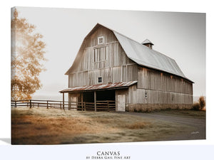 Old barn wall art – rustic prairie photography print by Debra Gail Fine Art