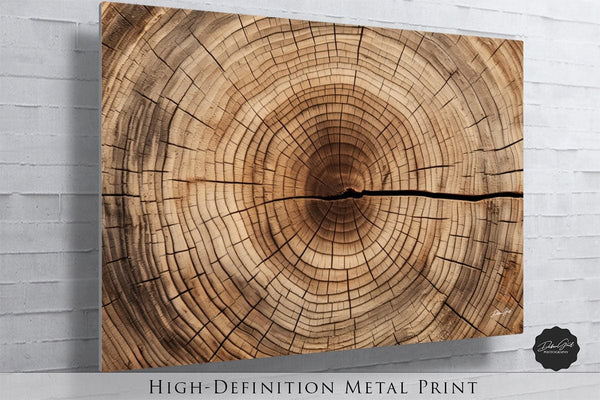 Debra Gail Fine Art Close Up of Tree Rings - Nature Inspired Decor No. 4496