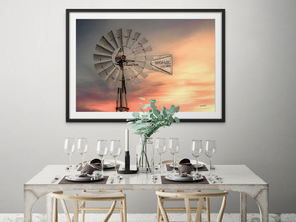 Debra Gail Fine Art FAMILY CANVAS - PERSONALIZED WINDMILL ART