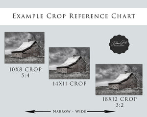 Farmhouse wall art canvas print set of 4 barn silo