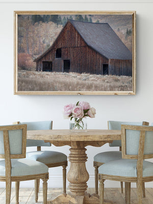 Old barn wall art – rustic prairie photography print by Debra Gail Fine Art
