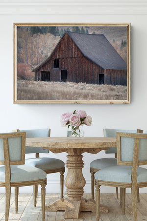 Old barn wall art – rustic prairie photography print by Debra Gail Fine Art