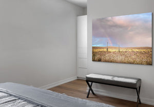 Kansas Flint Hills wall art – sunrise prairie landscape photography by Debra Gail Fine Art