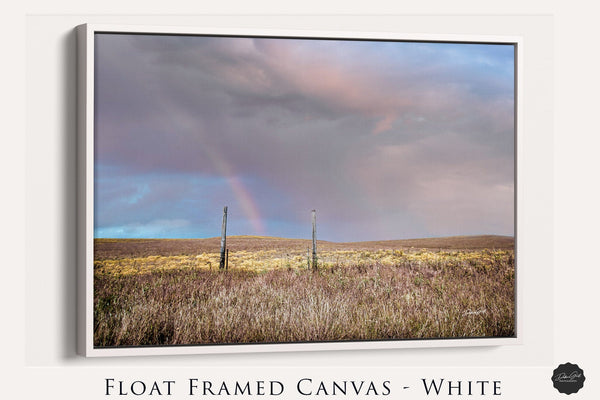 Debra Gail Fine Art FLINT HILLS RAINBOW - LANDSCAPE ART PRINT