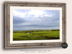 Kansas Flint Hills wall art – sunrise prairie landscape photography by Debra Gail Fine Art