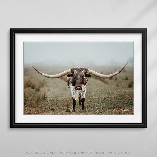 Debra Gail Fine Art Large Longhorn Western Wall Art