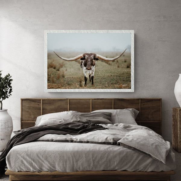 Debra Gail Fine Art Large Longhorn Western Wall Art