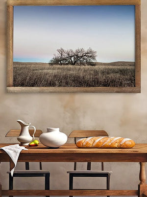 Kansas Flint Hills wall art – sunrise prairie landscape photography by Debra Gail Fine Art