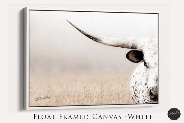 Debra Gail Fine Art Modern Farmhouse Texas Longhorn Canvas