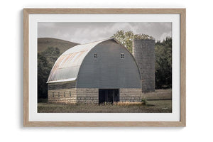 old barn wall art – rustic Kansas prairie farmhouse photography print by Debra Gail Fine Art