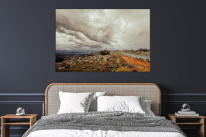 Oklahoma Stormy Landscape canvas print wall art Mt Scott