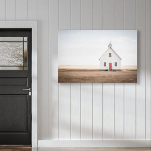 Old country church wall art – Kansas prairie fine art photography by Debra Gail Fine Art