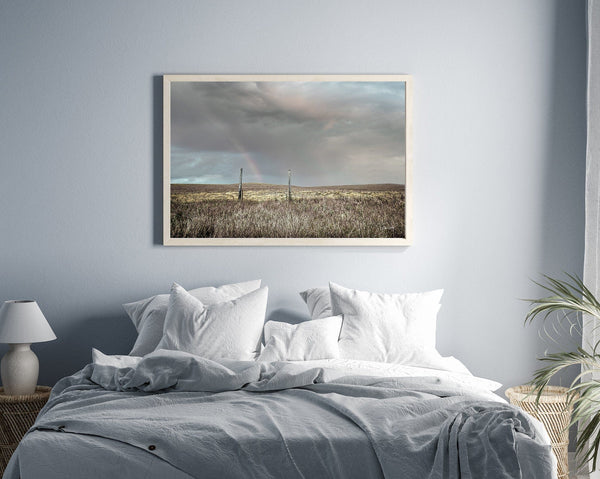 Debra Gail Fine Art PASTURE IN THE FLINT HILLS - RUSTIC FARMHOUSE DECOR