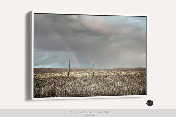 Debra Gail Fine Art PASTURE IN THE FLINT HILLS - RUSTIC FARMHOUSE DECOR