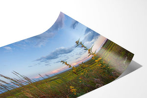 Kansas Flint Hills wall art – sunrise prairie landscape photography by Debra Gail Fine Art