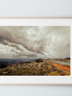 Oklahoma Stormy Landscape canvas print wall art Mt Scott