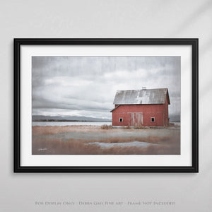 Old barn wall art canvas print – farmhouse decor by Debra Gail Fine Art