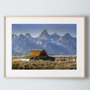 Old barn wall art canvas print – farmhouse decor by Debra Gail Fine Art