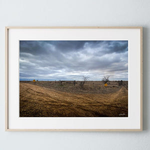 Farm and ranch wall art – rural road pasture photography print by Debra Gail Fine Art