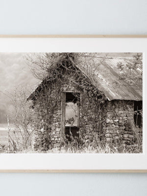 Old farmhouse wall art – rustic Kansas rural fine art photography by Debra Gail Fine Art