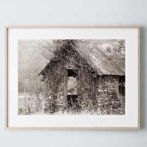 Old farmhouse wall art – rustic Kansas rural fine art photography by Debra Gail Fine Art