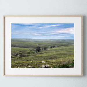 Kansas Flint Hills wall art canvas – sunrise prairie landscape photography by Debra Gail Fine Art