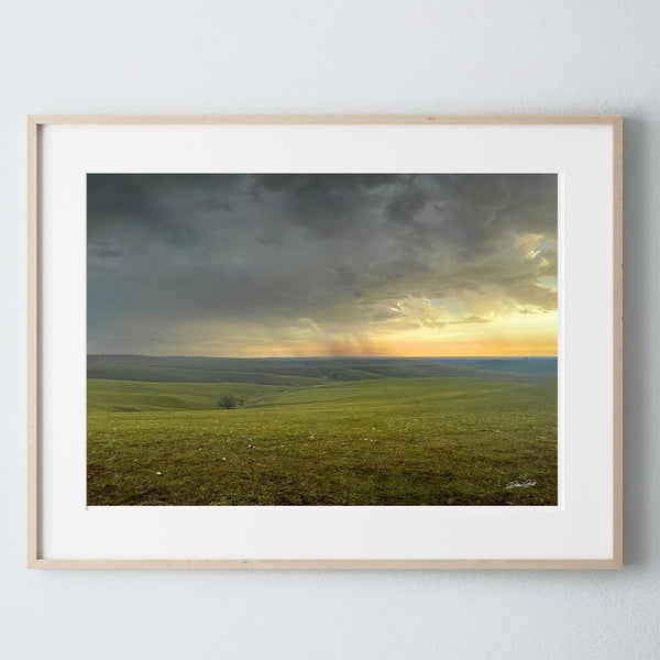 Debra Gail Fine Art Photo Print / 10x8 SPRING THUNDERSTORM IN THE FLINT HILLS