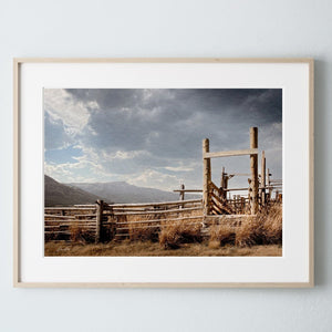 Farmhouse window wall art – rustic farmhouse architecture print by Debra Gail Fine Art