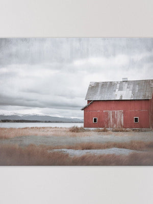 Old barn wall art canvas print – farmhouse decor by Debra Gail Fine Art
