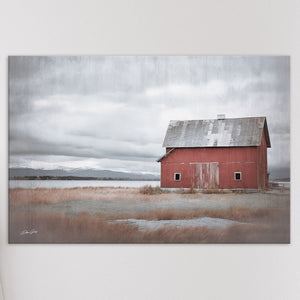 Old barn wall art canvas print – farmhouse decor by Debra Gail Fine Art