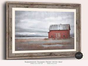 Old barn wall art canvas print – farmhouse decor by Debra Gail Fine Art