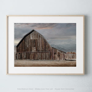 Rustic barn wall art – Kansas prairie fine art photography by Debra Gail Fine Art